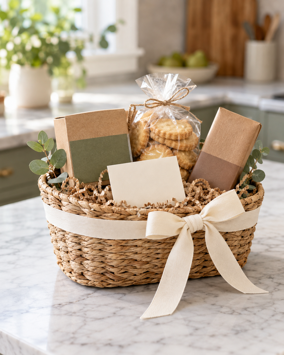Gift baskets handmade by Dawn’s Curated Baskets